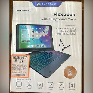 Typecase Flexbook 6-in-1 Keyboard Case - Rise Gold